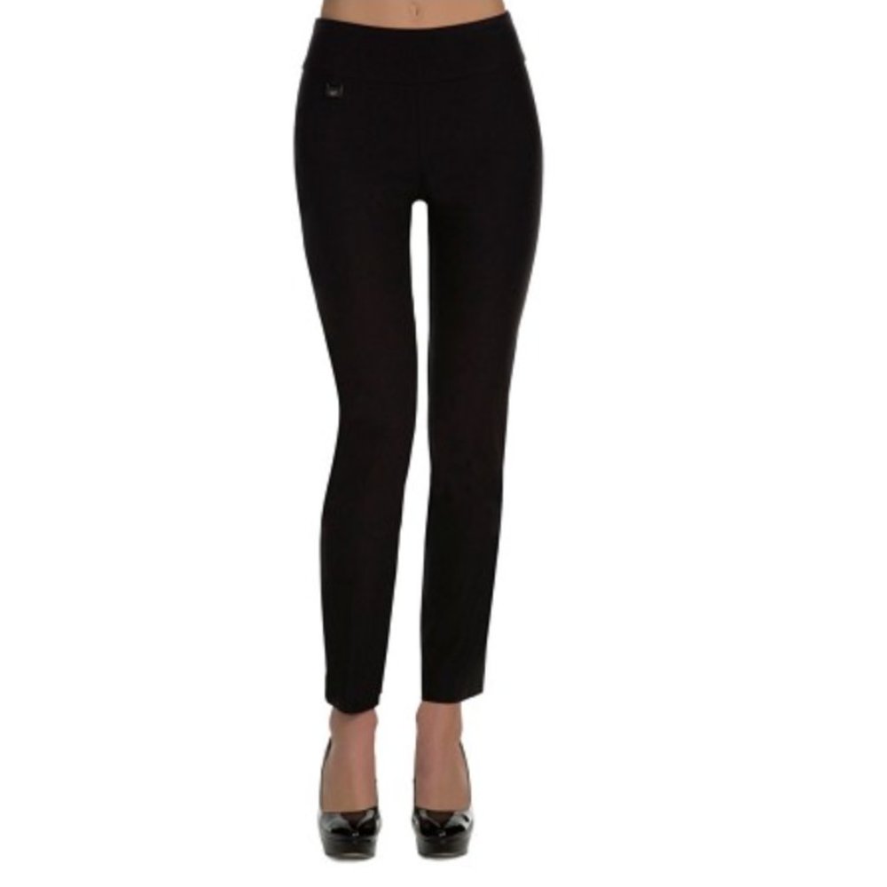 Lisette L Essentials Slim Ankle Pants - Black
